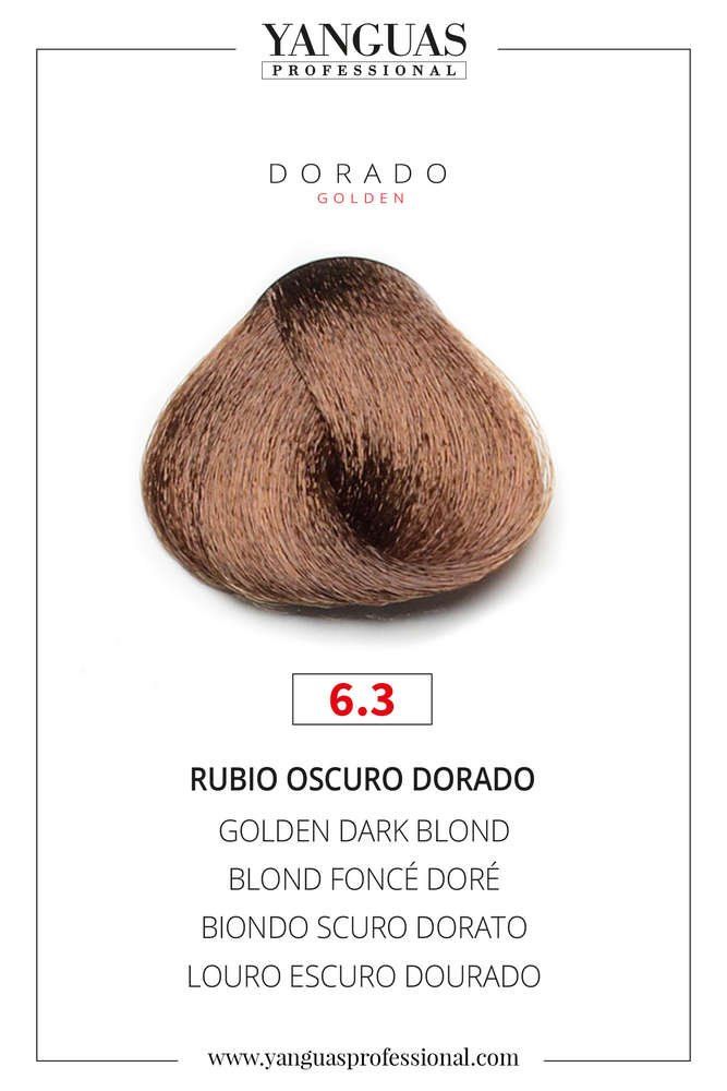 Rubio Oscuro Dorado 6.3