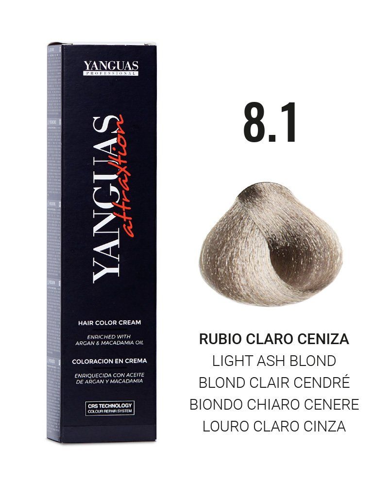 Rubio Claro Ceniza 8.1