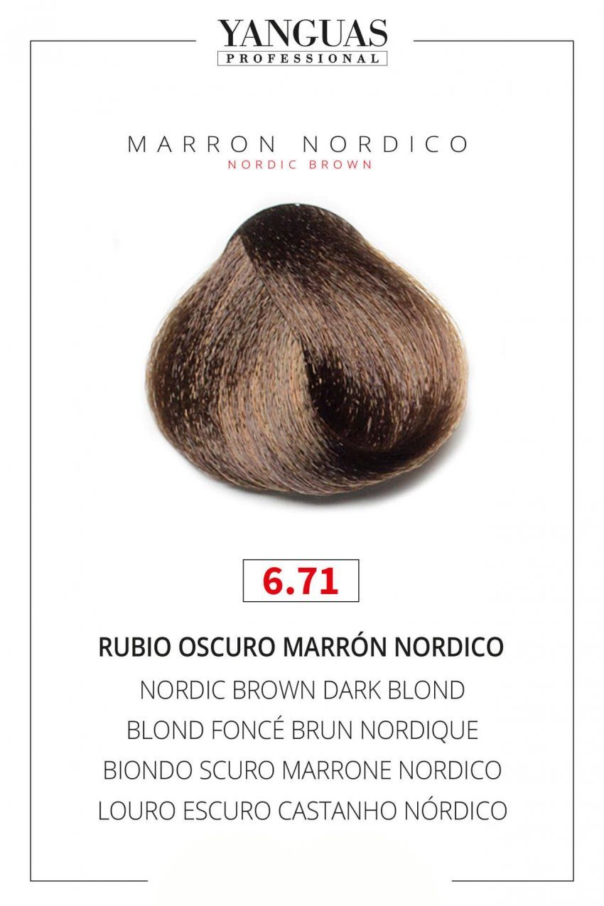 Rubio Oscuro Marrón Nórdico 6.71