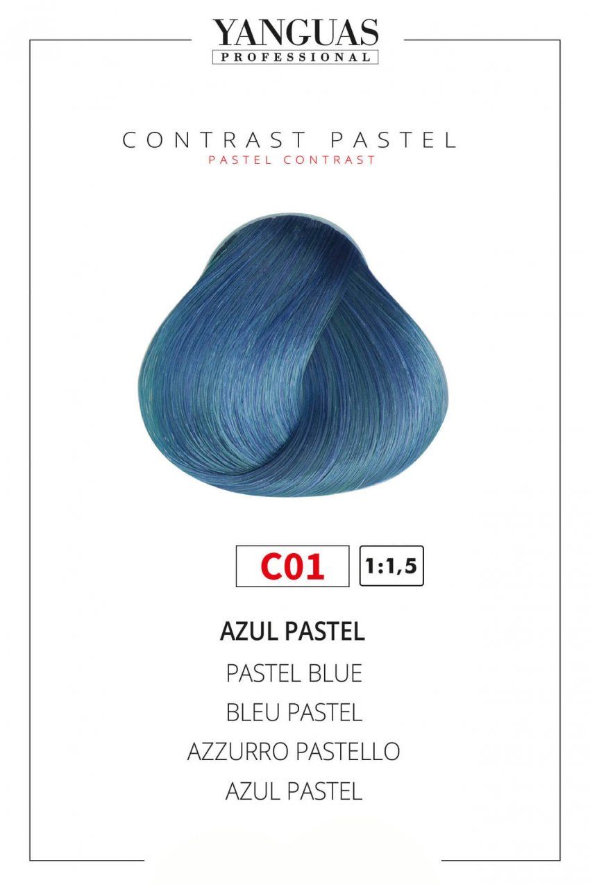 Colores Intensos Azul Pastel C01