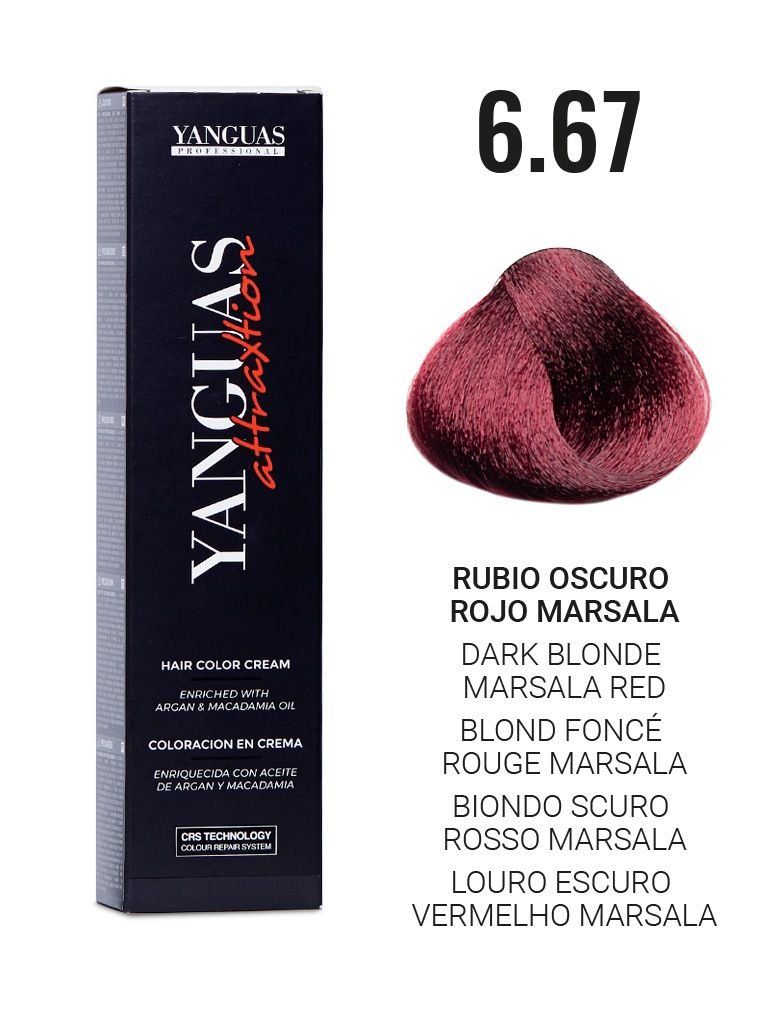 rubio oscuro rojo marsa