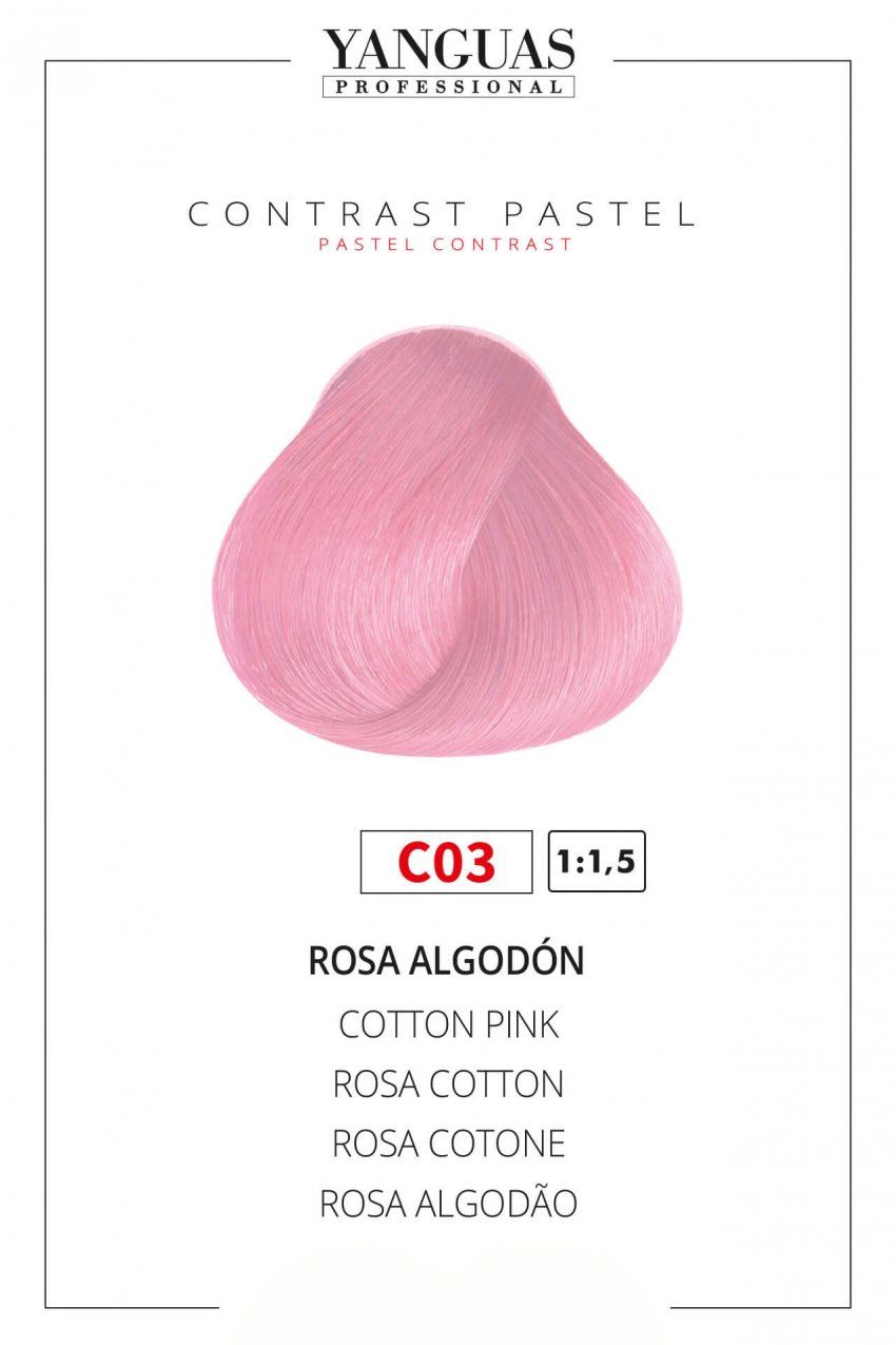 Colores Intensos Rosa Algodón C03