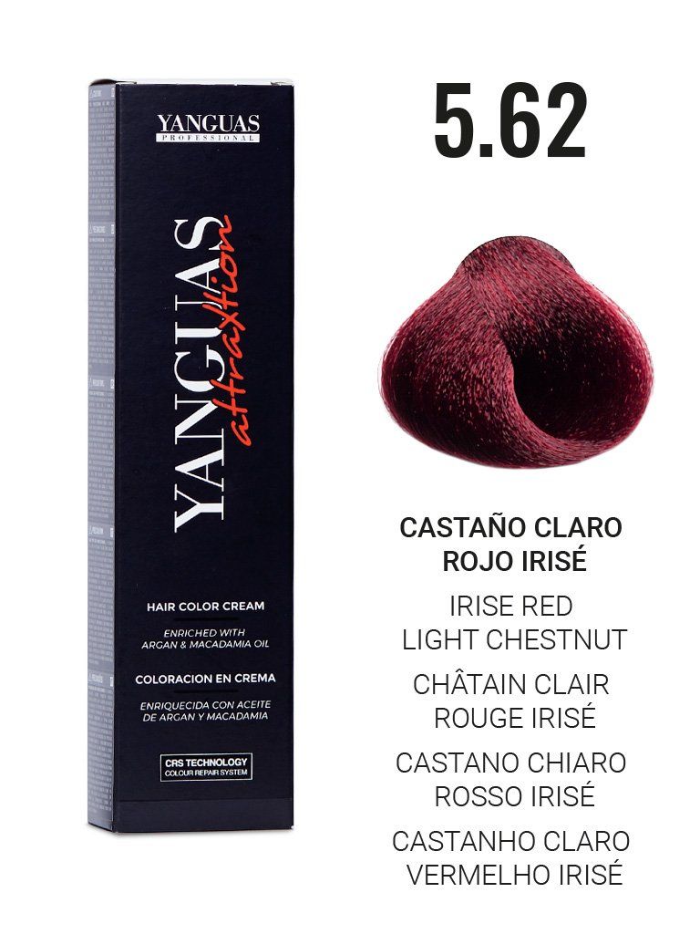 castaño Claro rojo irisé 5.62