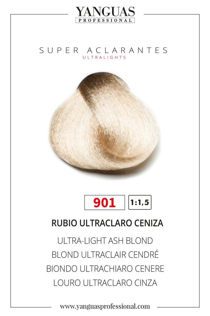 Rubio Ultraclaro Ceniza 901