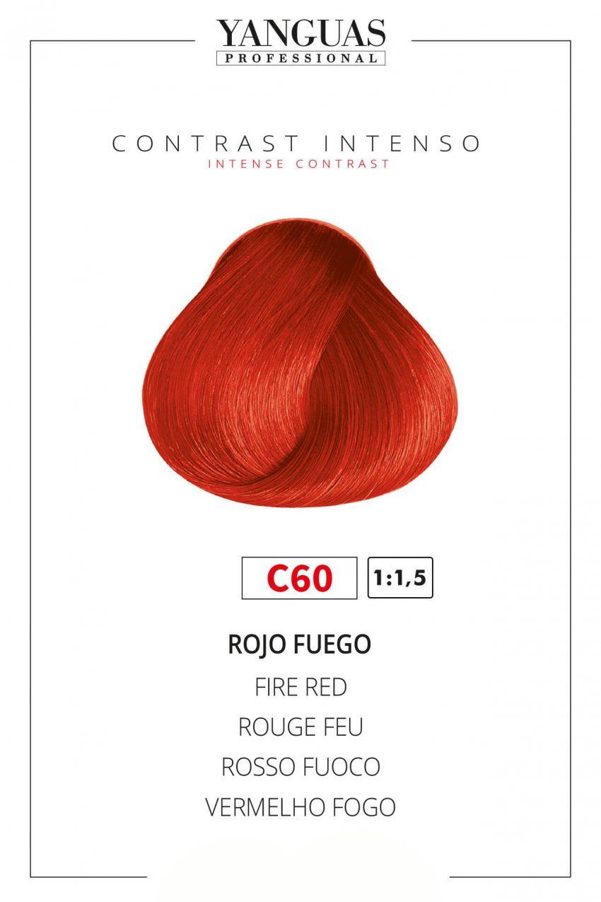 Colores Intensos Rojo Fuego C60