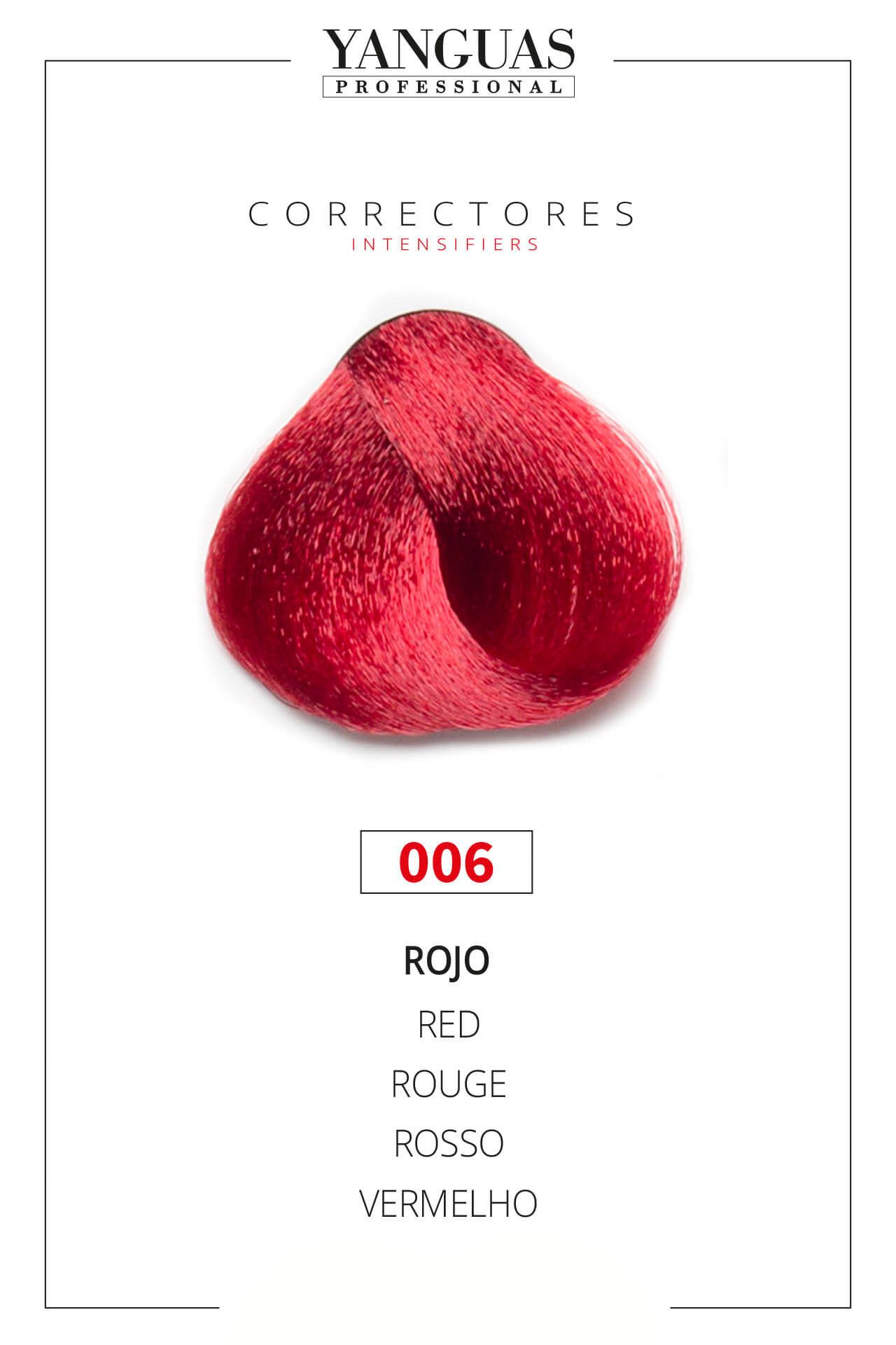 Corrector Intensificador Rojo 006