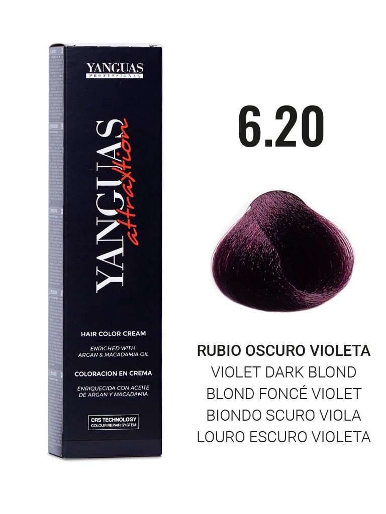 Rubio Oscuro Violeta 6