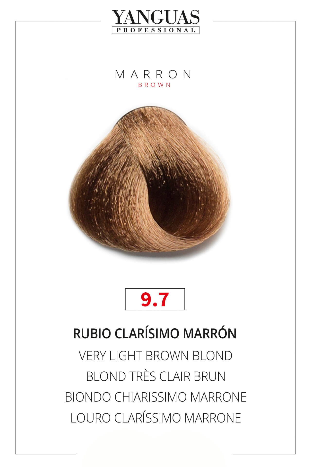 Rubio Clarísimo Marrón 9
